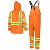 Pioneer Safety Rain Suit, Hi-Vis Orange, 2XL V1080150U-2XL